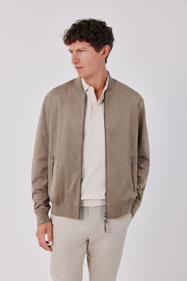 Cazadora bomber efecto ante