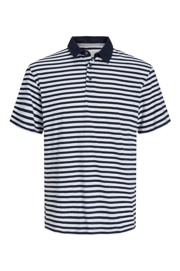 Cortefiel Polo relaxed fit Blue