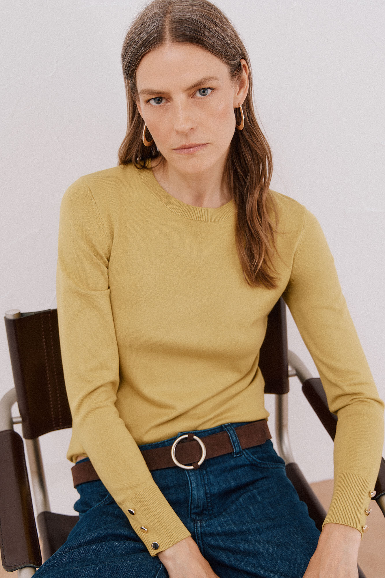 Cortefiel Jersey caja botones