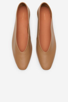 Cortefiel Bailarina tac&oacute;n piel