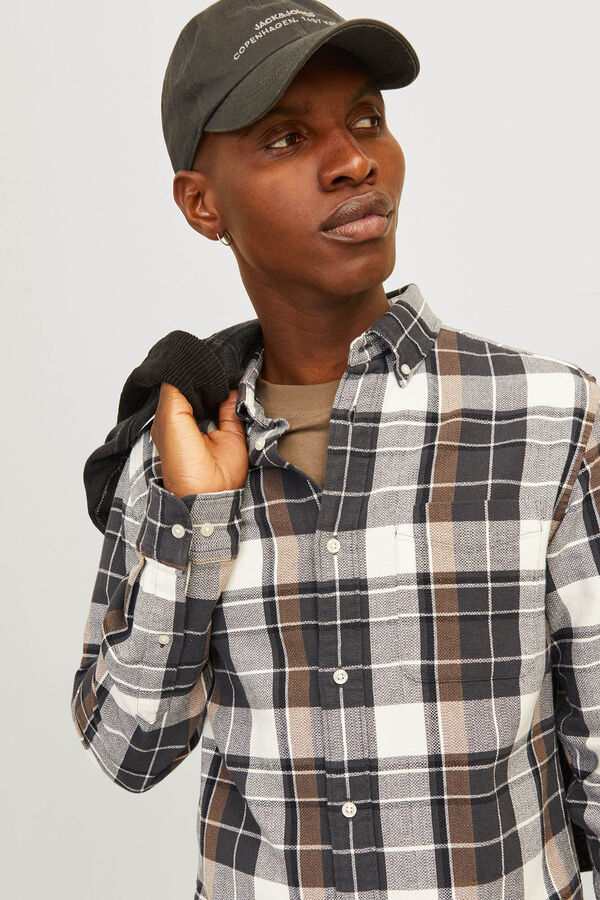 Jack & Jones Camisa estructura Blue