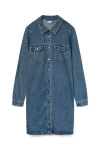 Vero Moda Vestido corto vaquero manga larga