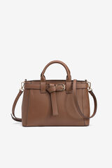 Vilanova Bolso city con hebilla Brown