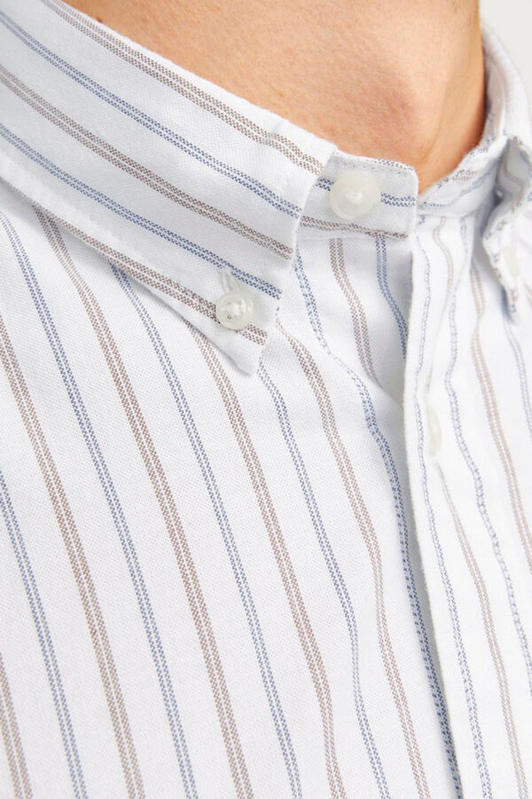 Jack & Jones Slim fit oxford shirt Printed white