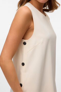 Vero Moda Vestido corto con botones laterales