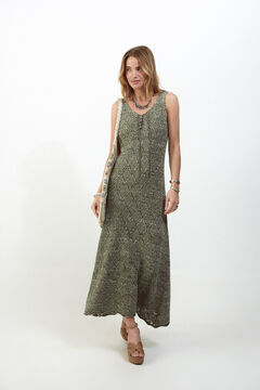 Slowlove Vestido largo calado