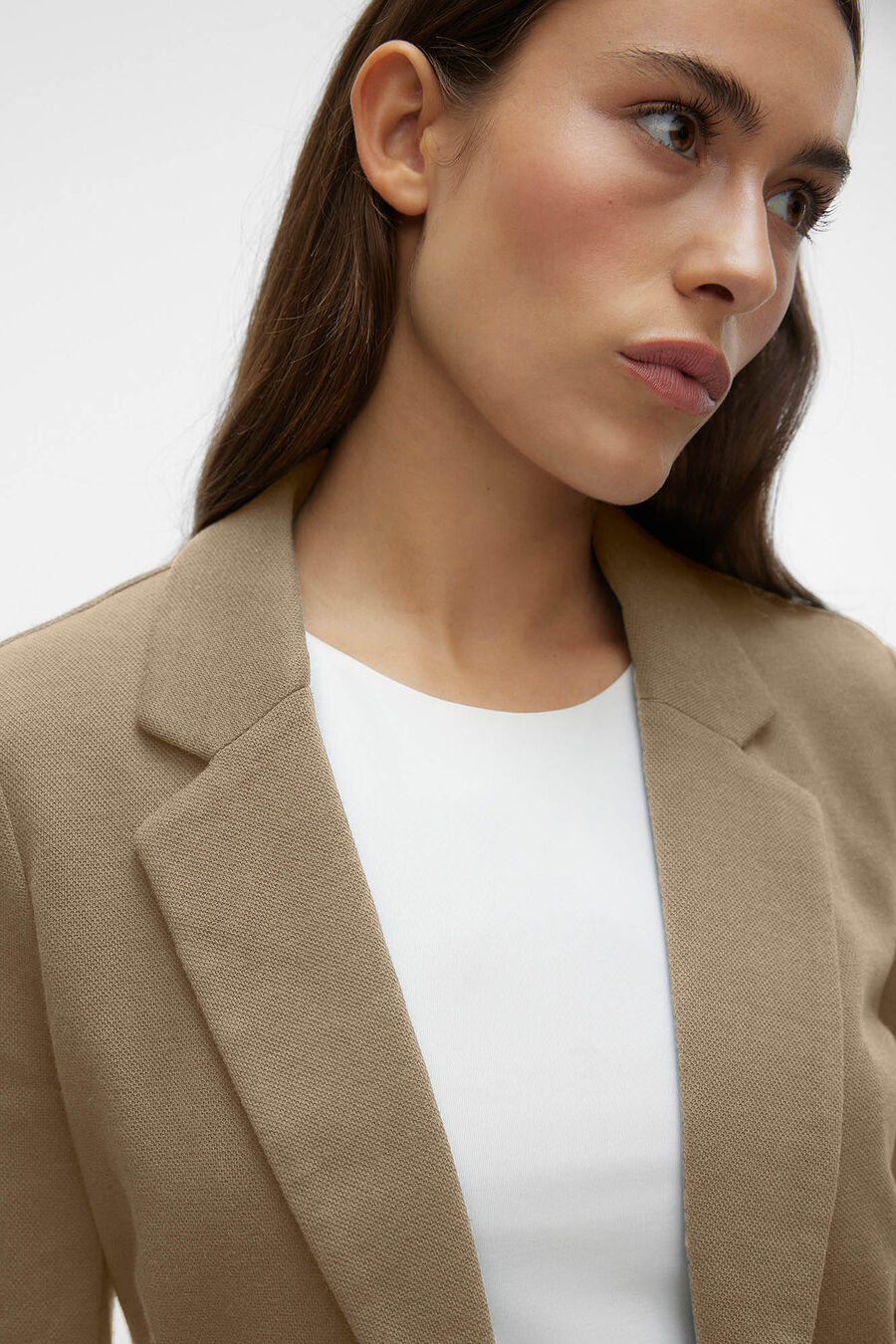 Blazer de mujer manga larga con bolsillos