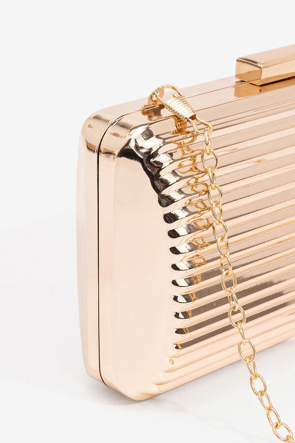 Vilanova Bolso de fiesta metalizado Dorado