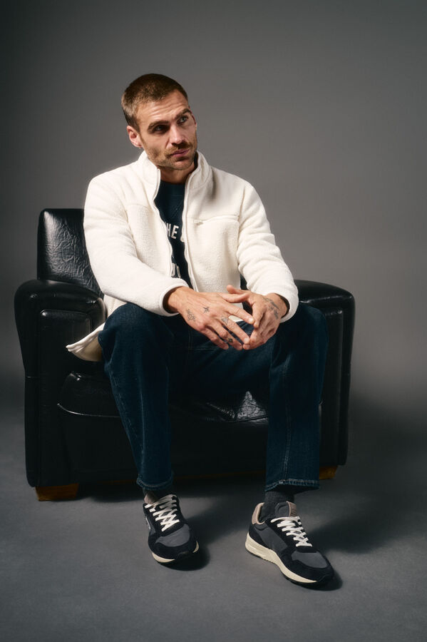 OOTO C&aacute;rdigan tejido sherpa Marfil