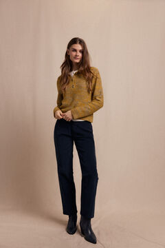 Slowlove Jersey polo jaspeado