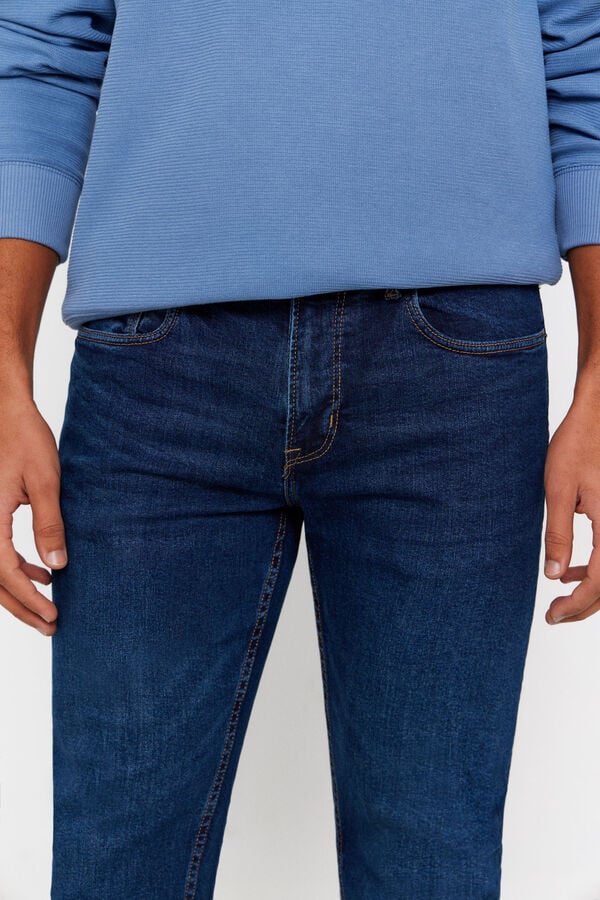 Cortefiel Jeans corte ajustado Azul