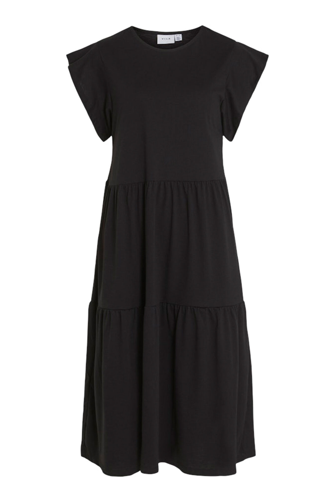 Vila Vestido midi con algod&oacute;n org&aacute;nico