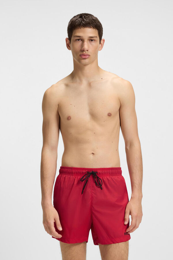 HUGO Ba&ntilde;ador con logo Rojo