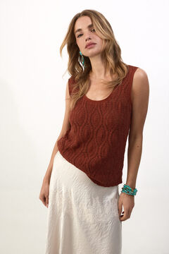 Slowlove Top tirantes crochet