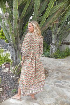 Jaase Vestido midi Boheme