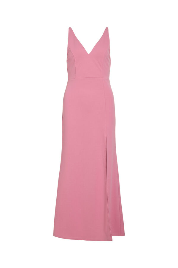 Vila Vestido largo de fiesta de tirantes Rosa