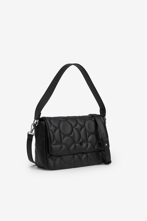 Vilanova Padded bag with flap Black