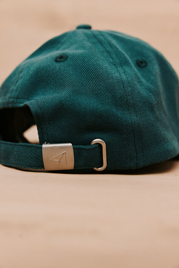 OOTO Gorra visera textil Verde oscuro