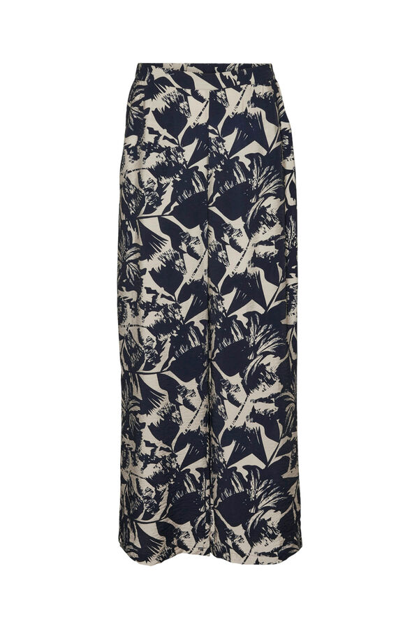 Vero Moda Pantal&oacute;n largo fluido Azul marino