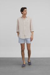 Silbon Cal&ccedil;&atilde;o de banho riscas  Azul