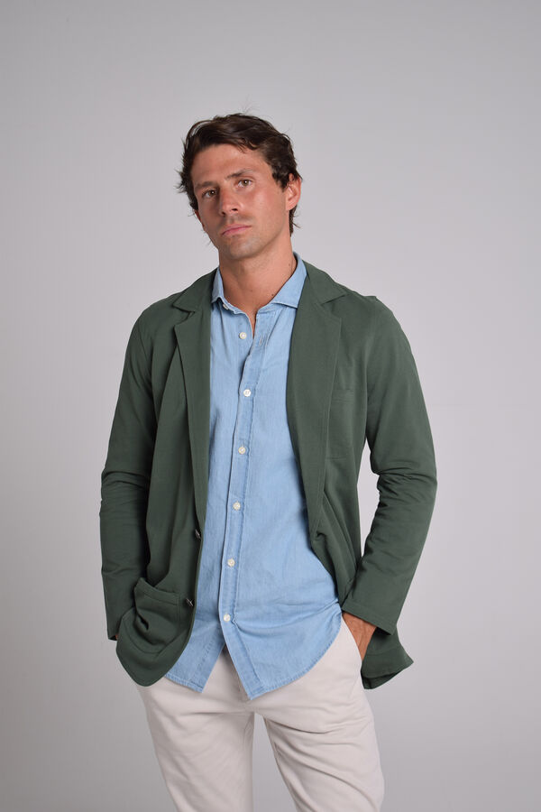 Cloking Chaqueta Piqu&eacute; Singapore Verde