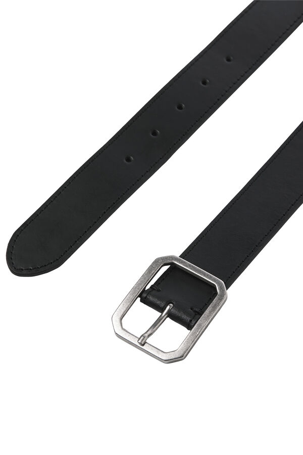 Jack & Jones Cinto com fivela de metal Preto