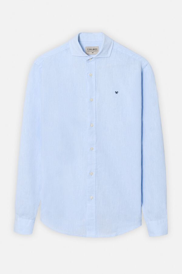 Silbon Camisa sport silbon soft Azul