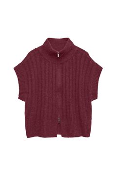 Vero Moda Curve Chaleco de punto con cremallera