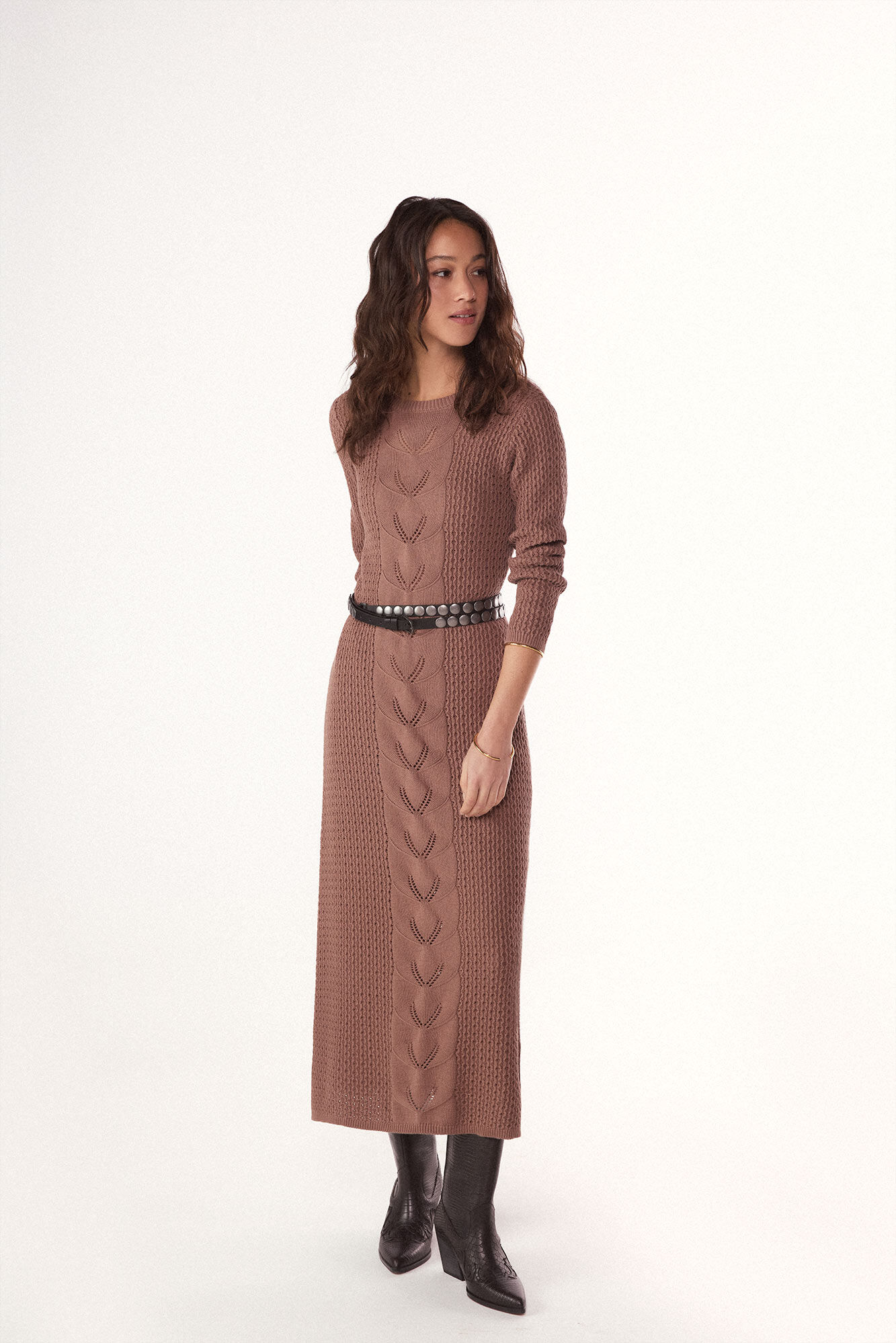 Slowlove Vestido comprido em malha