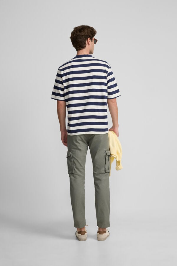 Silbon Casual sport cargo pants Green