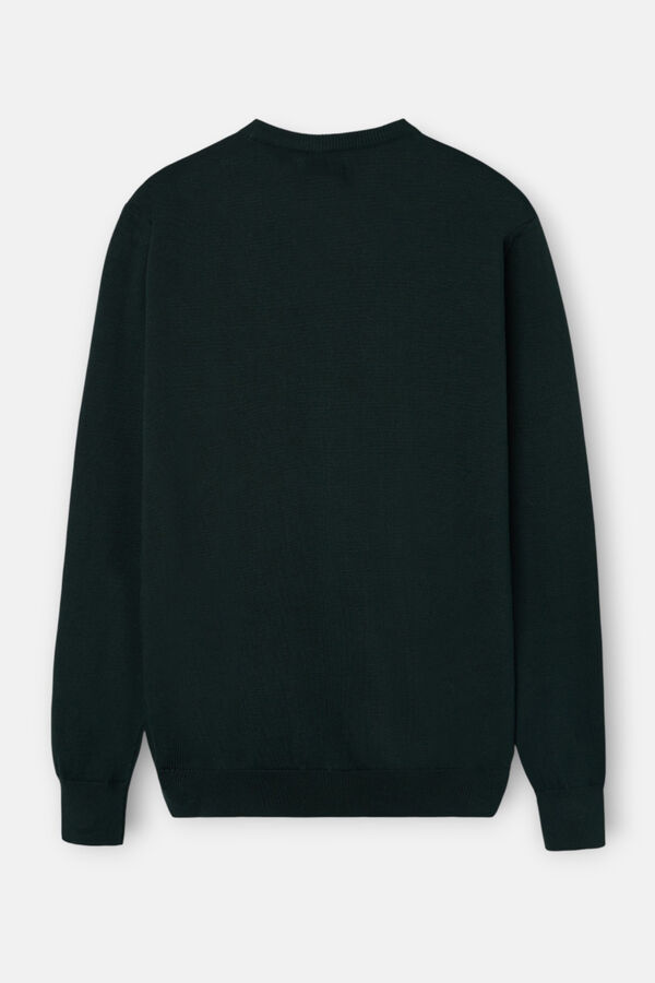 Silbon Camisola retr&ocirc; com estampa de diamantes Verde