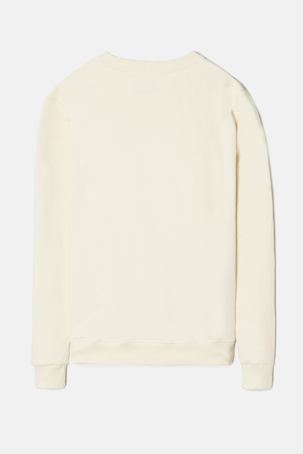 Silbon Sweatshirt silbon raquete m&eacute;dia  Castanho