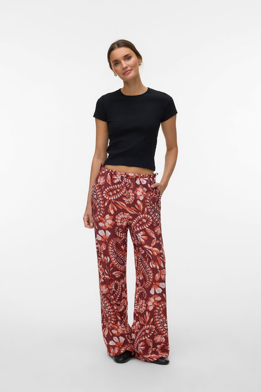 Pantalón largo estampado