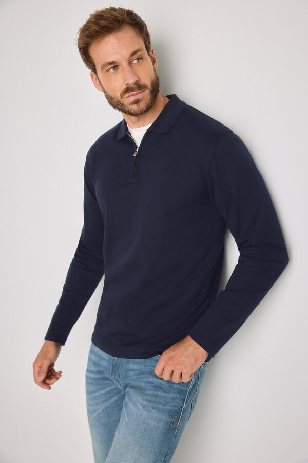 Jack & Jones Polo interlock regular fit Azul