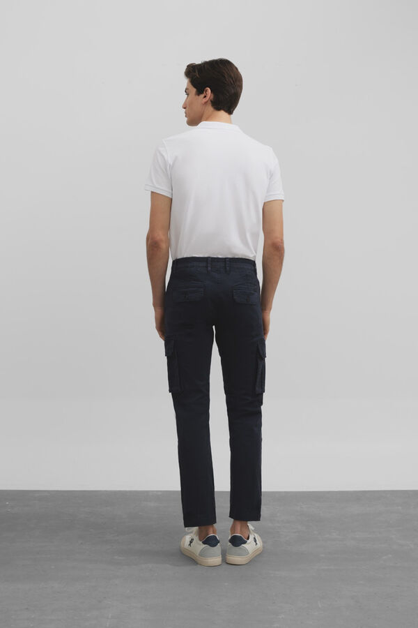 Silbon Sport cargo trousers Navy
