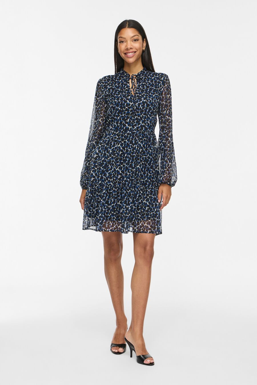 Vestido corto estampado