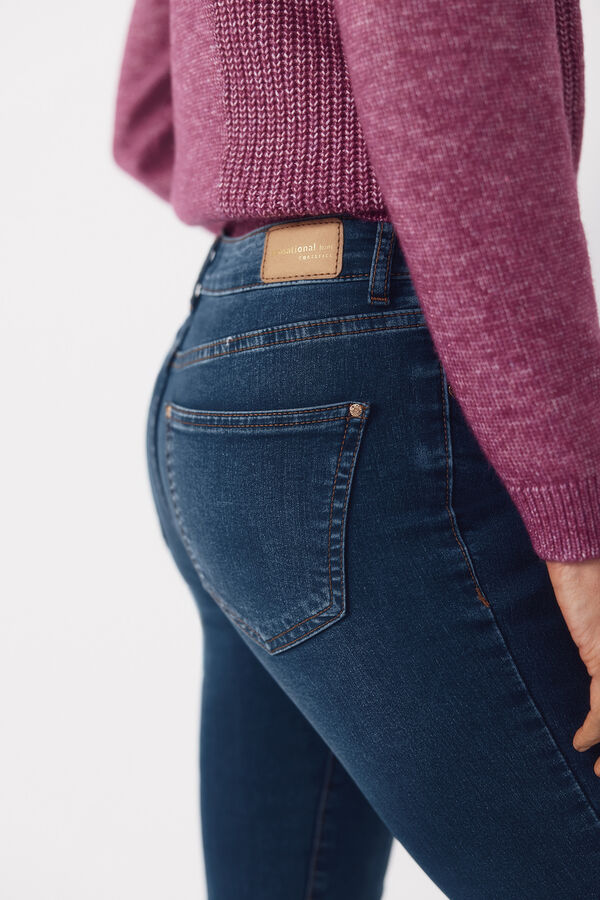 Cortefiel Jeans Sensational Pitillo Azul