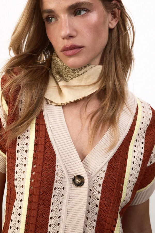Slowlove Chaqueta rayas verticales Multicolorido