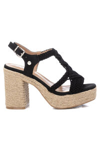 XTI Sand&aacute;lia estilo macram&eacute; em juta