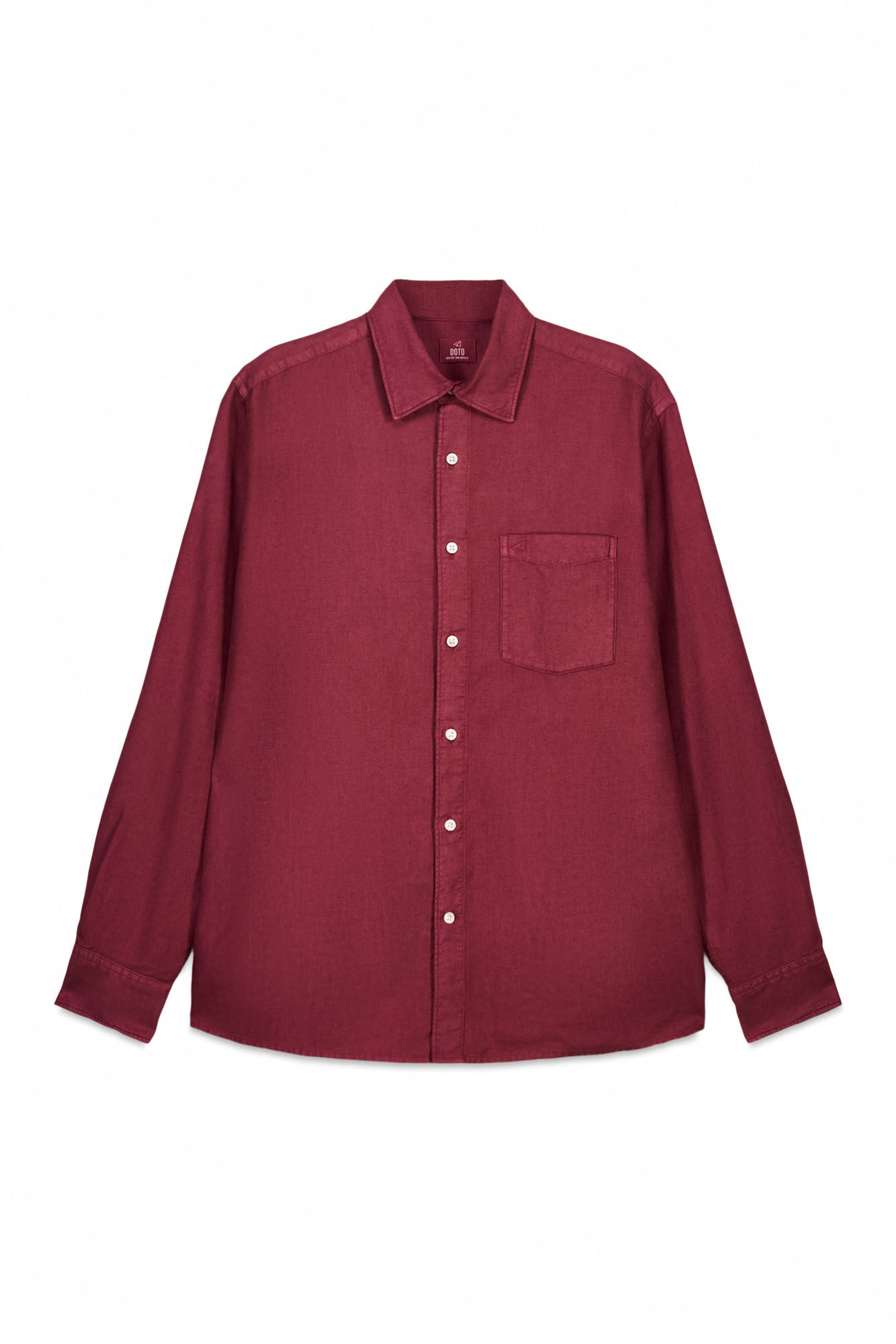 OOTO Camisa lisa fluida