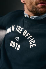 OOTO Sweatshirt box logo Navy