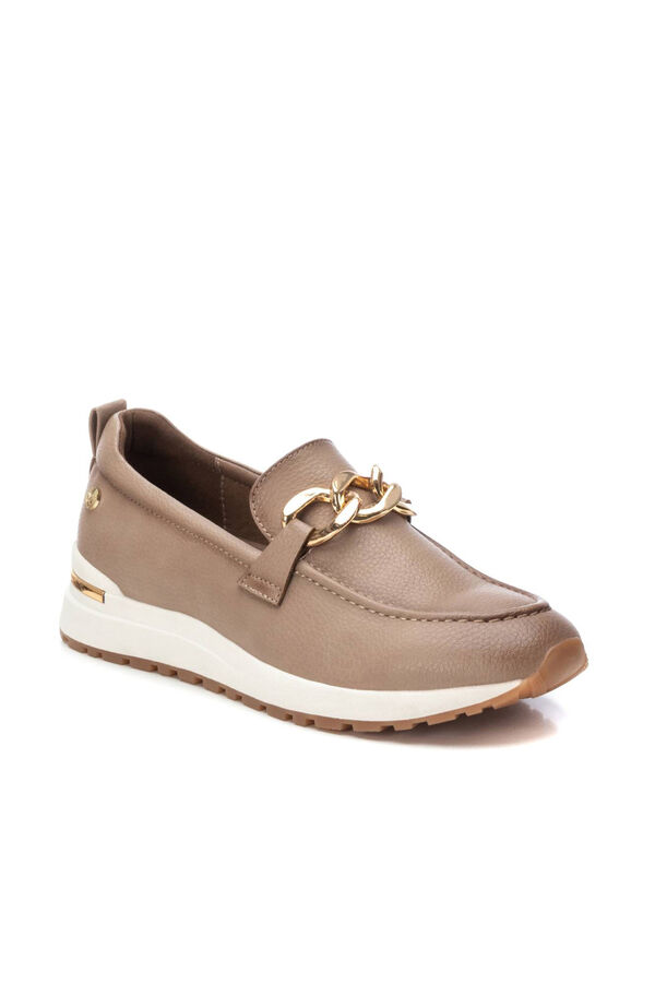 XTI Mocas&iacute;n de mujer Beige