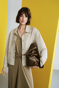 Cortefiel Chaqueta tejido efecto ante