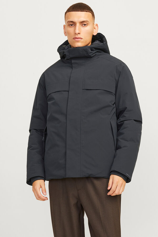 Jack & Jones Chaqueta insulada capucha Gris oscuro