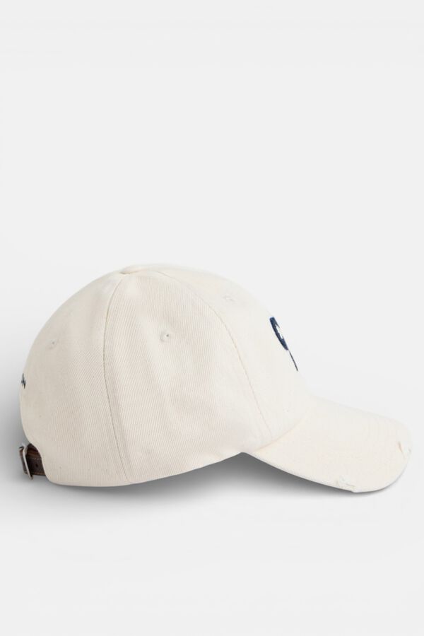 Silbon Gorra logo medio Beige