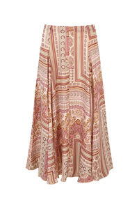 Cortefiel Falda quillas estampada