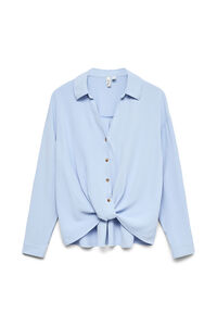 Vero Moda Camisa de manga larga detalle nudo