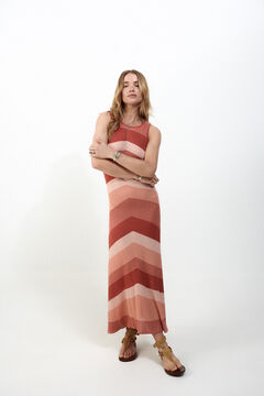 Slowlove Vestido punto zig zag