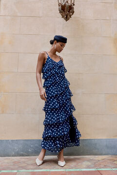 Vila Vestido largo de fiesta con volantes