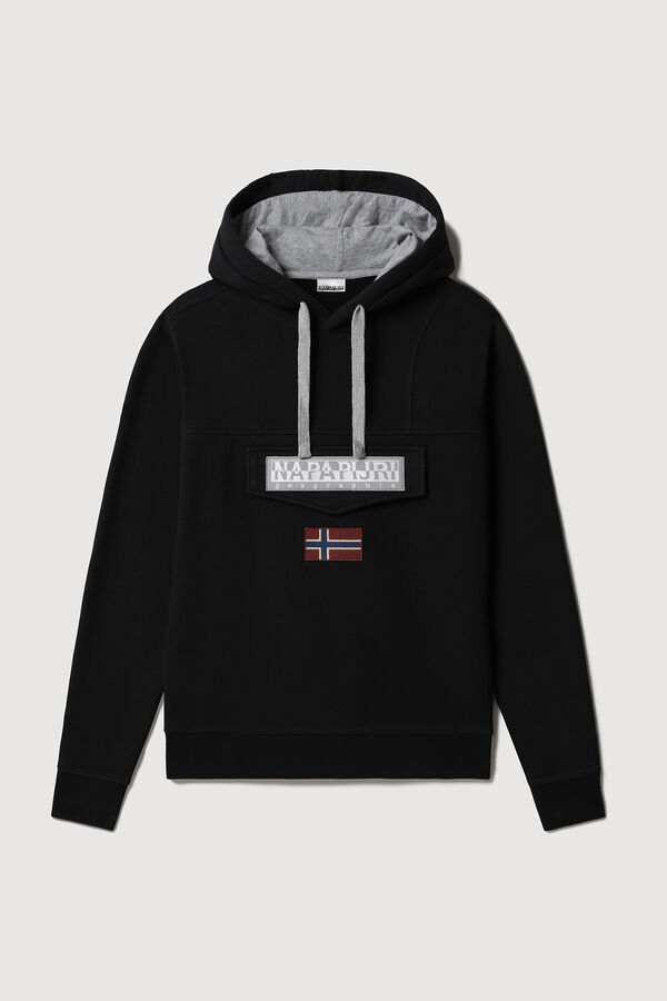 Napapijri Napapijri BURGEE WINT hooded sweatshirt Black